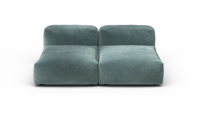 vetsak | Sofa Set 01 Medium - Cord Velour - Mint | Modulaire Sofa | 2.5 Zits