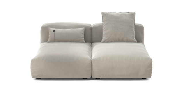 vetsak | Sofa Set 01 Medium - Suave - Clay | Modulaire Sofa | 2.5 Zits