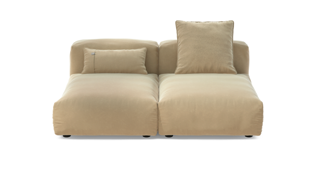 vetsak | Sofa Set 01 Medium - Suave - Creme | Modulaire Sofa | 2.5 Zits