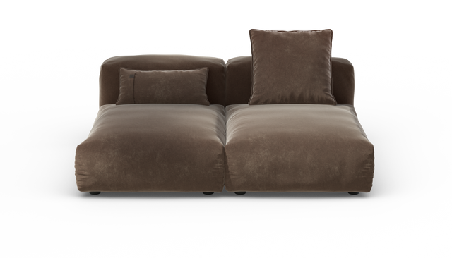 vetsak | Sofa Set 01 Medium - Suave - Espresso | Modulaire Sofa | 2.5 Zits