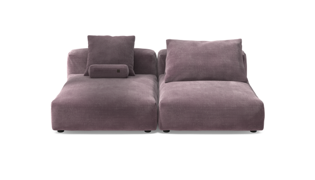 vetsak | Sofa Set 01 XLarge - Cord Velour - Blossom | Modulaire Sofa | 3.5 Zits