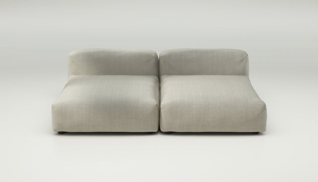vetsak | Sofa Set 01 XLarge - herringbone - stone | Modulaire Sofa | 3.5 Zits