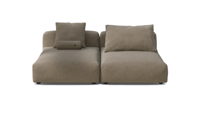 vetsak | Sofa Set 01 XLarge - Loop Loop - Taupe | Modulaire Sofa | 3.5 Zits