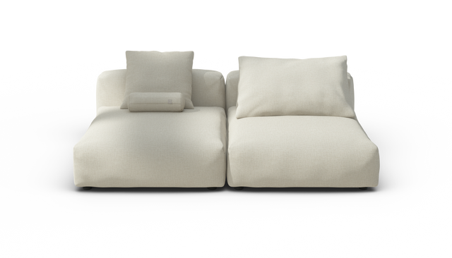 vetsak | Sofa Set 01 XLarge - Breeze - Ecru | Modulaire Sofa | 3.5 Zits