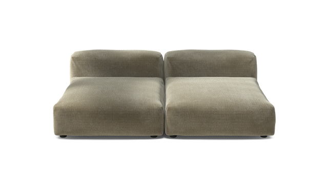 vetsak | Sofa Set 01 XLarge - Cord Velour - Khaki | Modulaire Sofa | 3.5 Zits