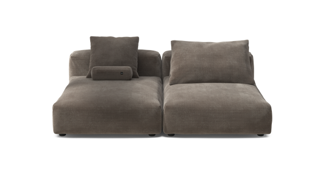 vetsak | Sofa Set 01 XLarge - Cord Velour - Mocha | Modulaire Sofa | 3.5 Zits