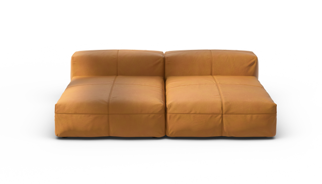 vetsak | Sofa Set 01 XLarge - Leather - Brown | Modulaire Sofa | 3.5 Zits