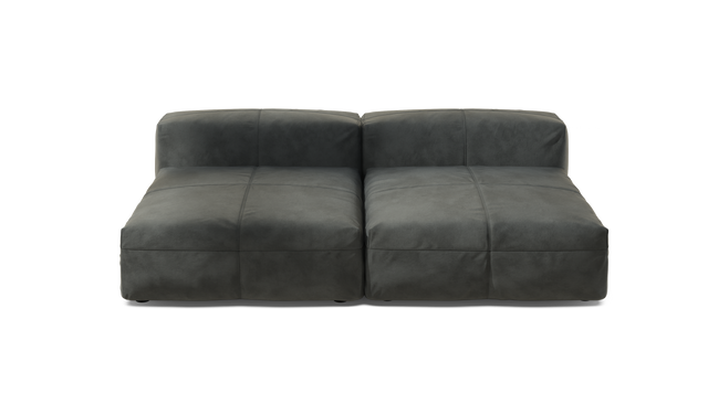 vetsak | Sofa Set 01 XLarge - Leather - Dark Grey | Modulaire Sofa | 3.5 Zits