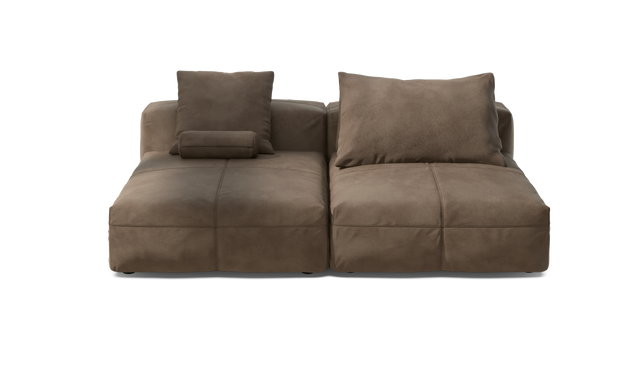 vetsak | Sofa Set 01 XLarge - Leather - Cacao | Modulaire Sofa | 3.5 Zits
