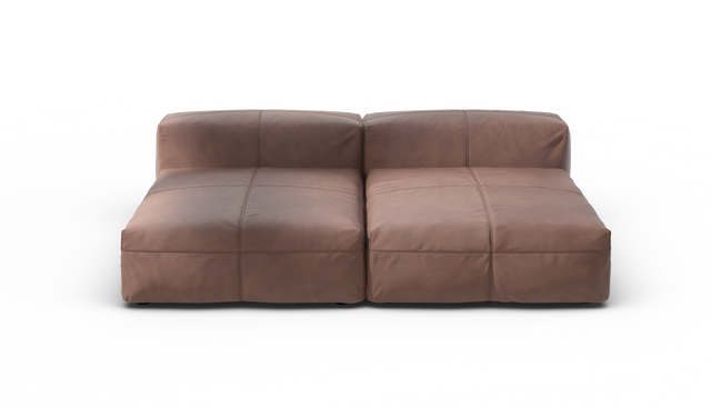 vetsak | Sofa Set 01 XLarge - Leather - Stone | Modulaire Sofa | 3.5 Zits
