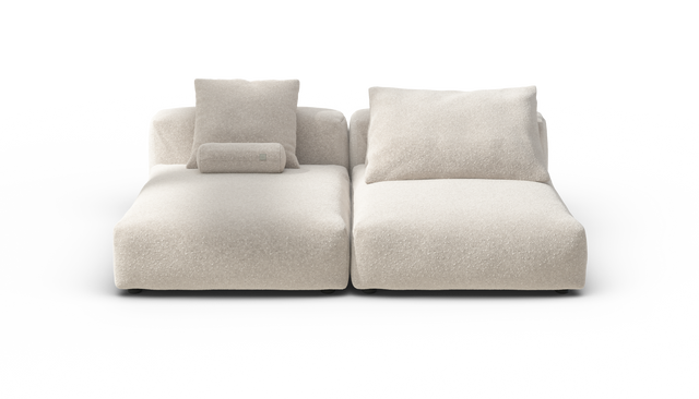 vetsak | Sofa Set 01 XLarge - Nub - Creme | Modulaire Sofa | 3.5 Zits