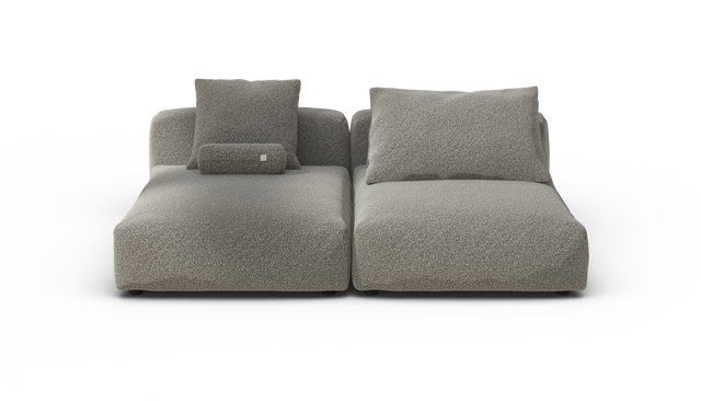 vetsak | Sofa Set 01 XLarge - Pebble - Platinum | Modulaire Sofa | 3.5 Zits