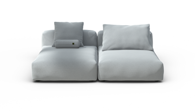 vetsak | Sofa Set 01 XLarge - Pique - Turquoise | Modulaire Sofa | 3.5 Zits