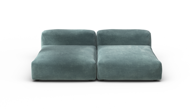 vetsak | Sofa Set 01 XLarge - Cord Velour - Mint | Modulaire Sofa | 3.5 Zits