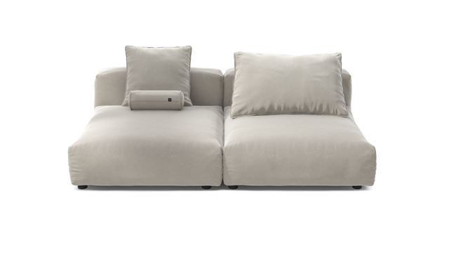 vetsak | Sofa Set 01 XLarge - Suave - Clay | Modulaire Sofa | 3.5 Zits
