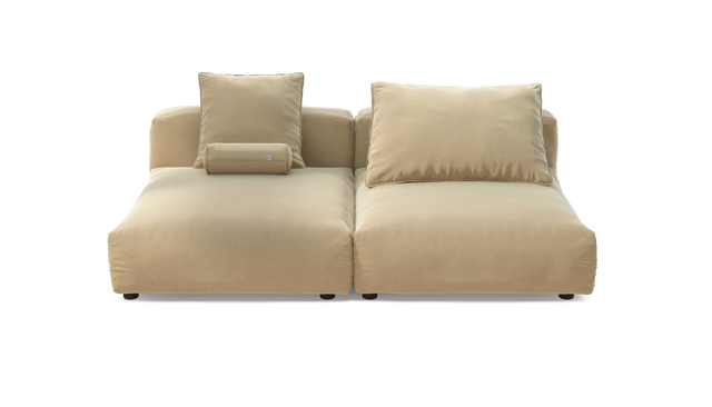 vetsak | Sofa Set 01 XLarge - Suave - Creme | Modulaire Sofa | 3.5 Zits