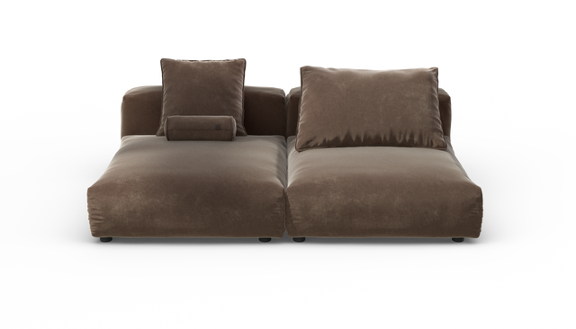 vetsak | Sofa Set 01 XLarge - Suave - Espresso | Modulaire Sofa | 3.5 Zits