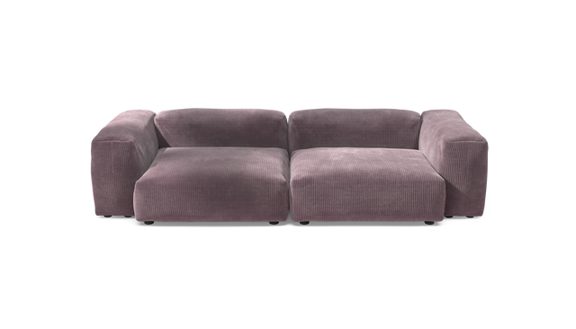 vetsak | Sofa Set 02 Large - Cord Velour - Blossom | Modulaire Sofa | 3.5 Zits | Big Sofa