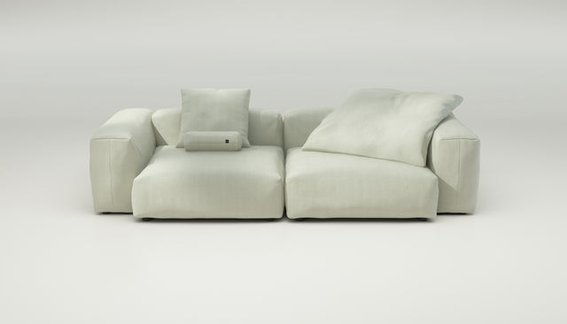 vetsak | Sofa Set 02 Large - herringbone - beige | Modulaire Sofa | 3.5 Zits | Big Sofa