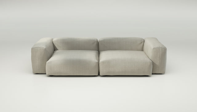 vetsak | Sofa Set 02 Large - herringbone - stone | Modulaire Sofa | 3.5 Zits | Big Sofa