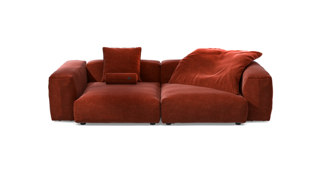 vetsak | Sofa Set 02 Large - Suave - Saffron | Modulaire Sofa | 3.5 Zits | Big Sofa