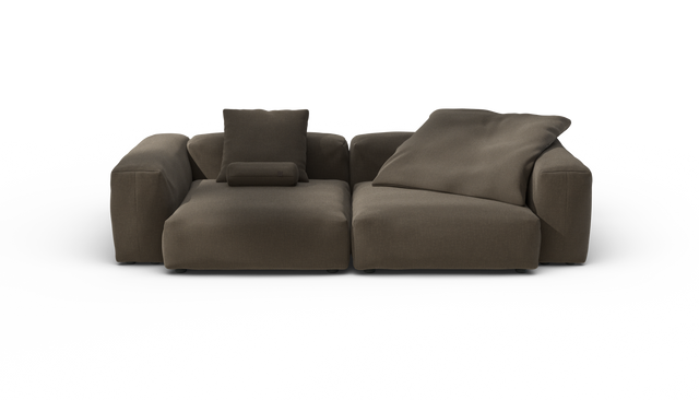 vetsak | Sofa Set 02 Large - Breeze - Brown | Modulaire Sofa | 3.5 Zits | Big Sofa