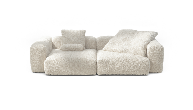 vetsak | Sofa Set 02 Large - Doodle - Creme | Modulaire Sofa | 3.5 Zits | Big Sofa