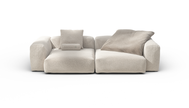 vetsak | Sofa Set 02 Large - Nub - Creme | Modulaire Sofa | 3.5 Zits | Big Sofa