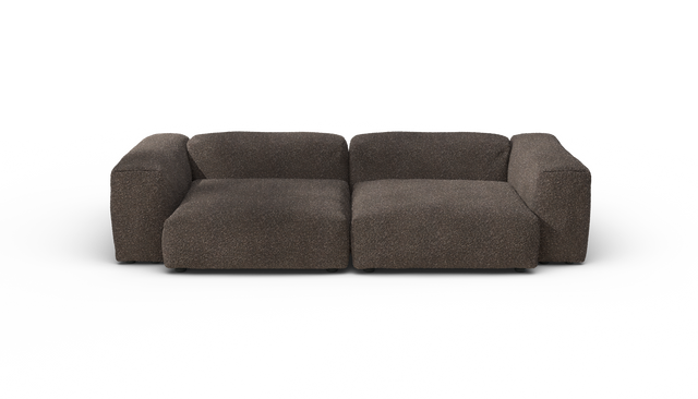 vetsak | Sofa Set 02 Large - Nub - Walnut | Modulaire Sofa | 3.5 Zits | Big Sofa