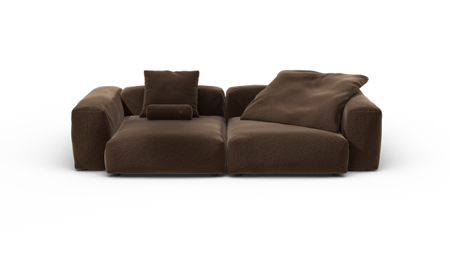 vetsak | Sofa Set 02 Large - Pebble - Umber | Modulaire Sofa | 3.5 Zits | Big Sofa