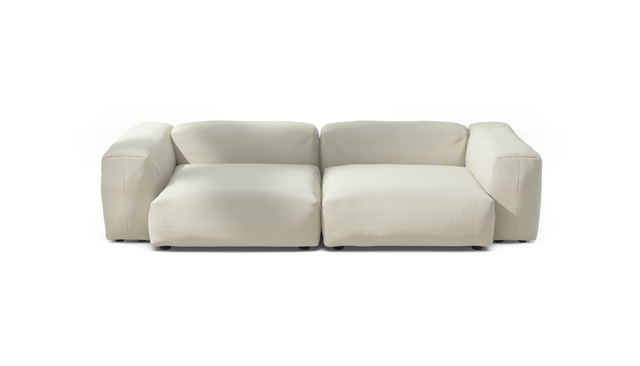vetsak | Sofa Set 02 Large - Pique - Creme | Modulaire Sofa | 3.5 Zits | Big Sofa