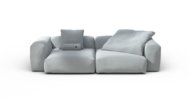 vetsak | Sofa Set 02 Large - Pique - Turquoise | Modulaire Sofa | 3.5 Zits | Big Sofa