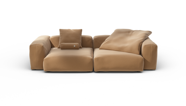 vetsak | Sofa Set 02 Large - Pique - Wheat | Modulaire Sofa | 3.5 Zits | Big Sofa