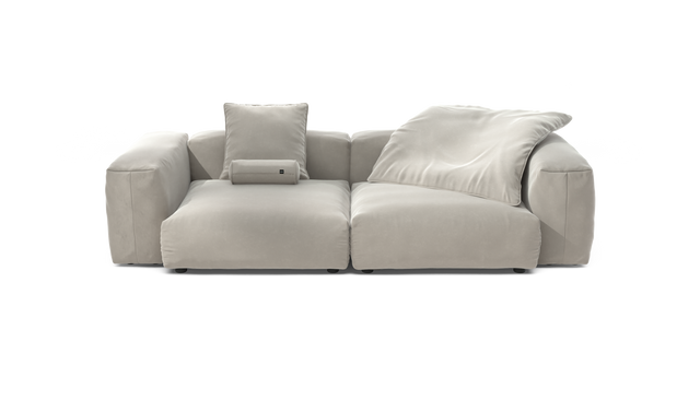 vetsak | Sofa Set 02 Large - Suave - Clay | Modulaire Sofa | 3.5 Zits | Big Sofa