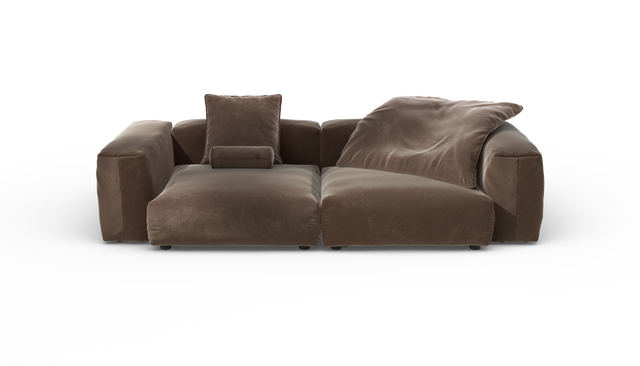 vetsak | Sofa Set 02 Large - Suave - Espresso | Modulaire Sofa | 3.5 Zits | Big Sofa