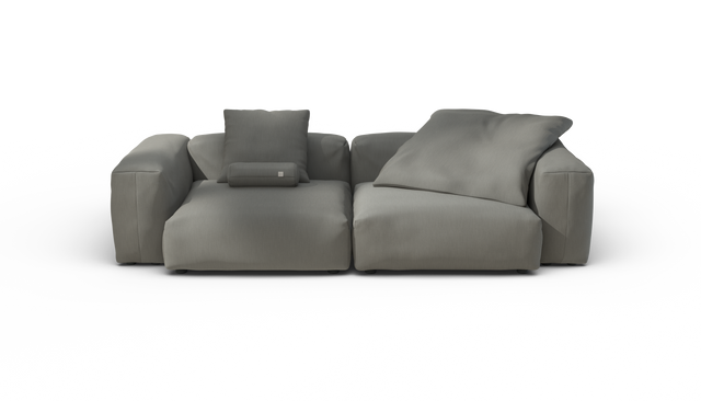 vetsak | Sofa Set 02 Large - Terrain - Flint | Modulaire Sofa | 3.5 Zits | Big Sofa