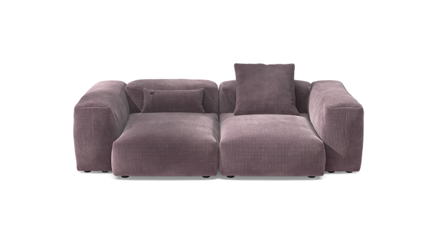 vetsak | Sofa Set 02 Medium - Cord Velour - Blossom | Modulaire Sofa | 2.5 Zits | Big Sofa