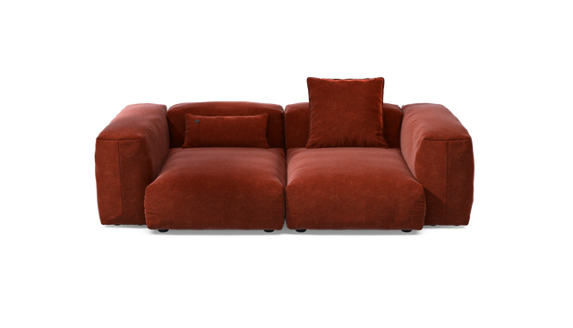 vetsak | Sofa Set 02 Medium - Suave - Saffron | Modulaire Sofa | 2.5 Zits | Big Sofa