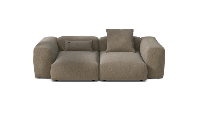 vetsak | Sofa Set 02 Medium - Loop Loop - Taupe | Modulaire Sofa | 2.5 Zits | Big Sofa
