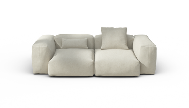 vetsak | Sofa Set 02 Medium - Breeze - Ecru | Modulaire Sofa | 2.5 Zits | Big Sofa