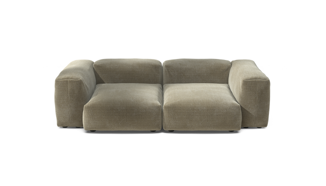 vetsak | Sofa Set 02 Medium - Cord Velour - Khaki | Modulaire Sofa | 2.5 Zits | Big Sofa