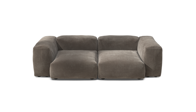 vetsak | Sofa Set 02 Medium - Cord Velour - Mocha | Modulaire Sofa | 2.5 Zits | Big Sofa