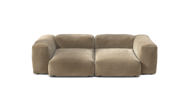 vetsak | Sofa Set 02 Medium - Cord Velour - Sand | Modulaire Sofa | 2.5 Zits | Big Sofa