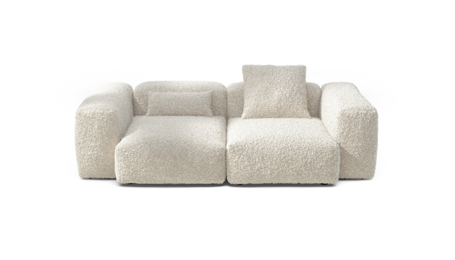 vetsak | Sofa Set 02 Medium - Doodle - Creme | Modulaire Sofa | 2.5 Zits | Big Sofa