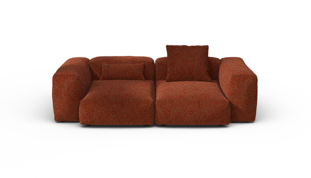 vetsak | Sofa Set 02 Medium - Nub - Sienna | Modulaire Sofa | 2.5 Zits | Big Sofa