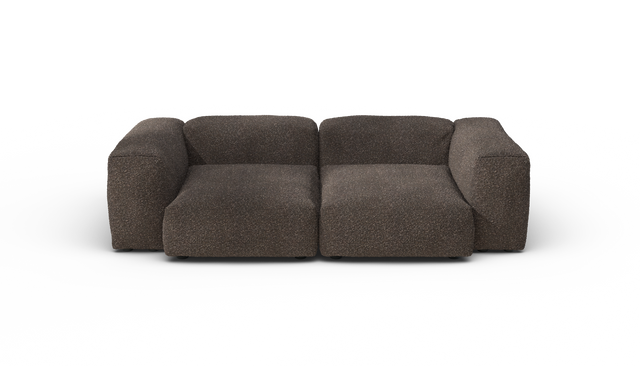 vetsak | Sofa Set 02 Medium - Nub - Walnut | Modulaire Sofa | 2.5 Zits | Big Sofa