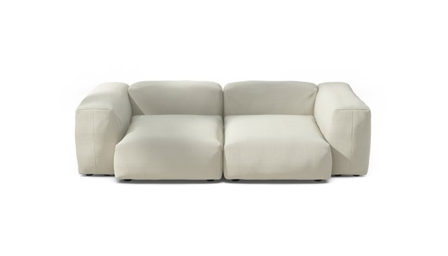 vetsak | Sofa Set 02 Medium - Pique - Creme | Modulaire Sofa | 2.5 Zits | Big Sofa