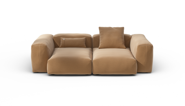 vetsak | Sofa Set 02 Medium - Pique - Wheat | Modulaire Sofa | 2.5 Zits | Big Sofa