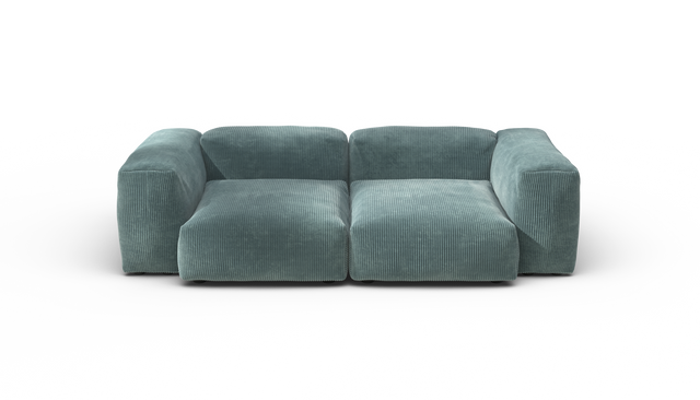 vetsak | Sofa Set 02 Medium - Cord Velour - Mint | Modulaire Sofa | 2.5 Zits | Big Sofa