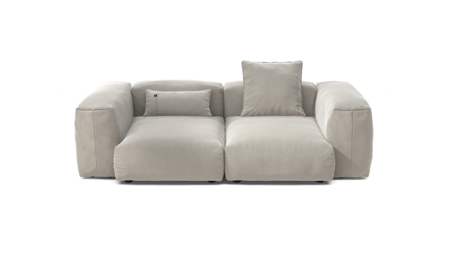 vetsak | Sofa Set 02 Medium - Suave - Clay | Modulaire Sofa | 2.5 Zits | Big Sofa